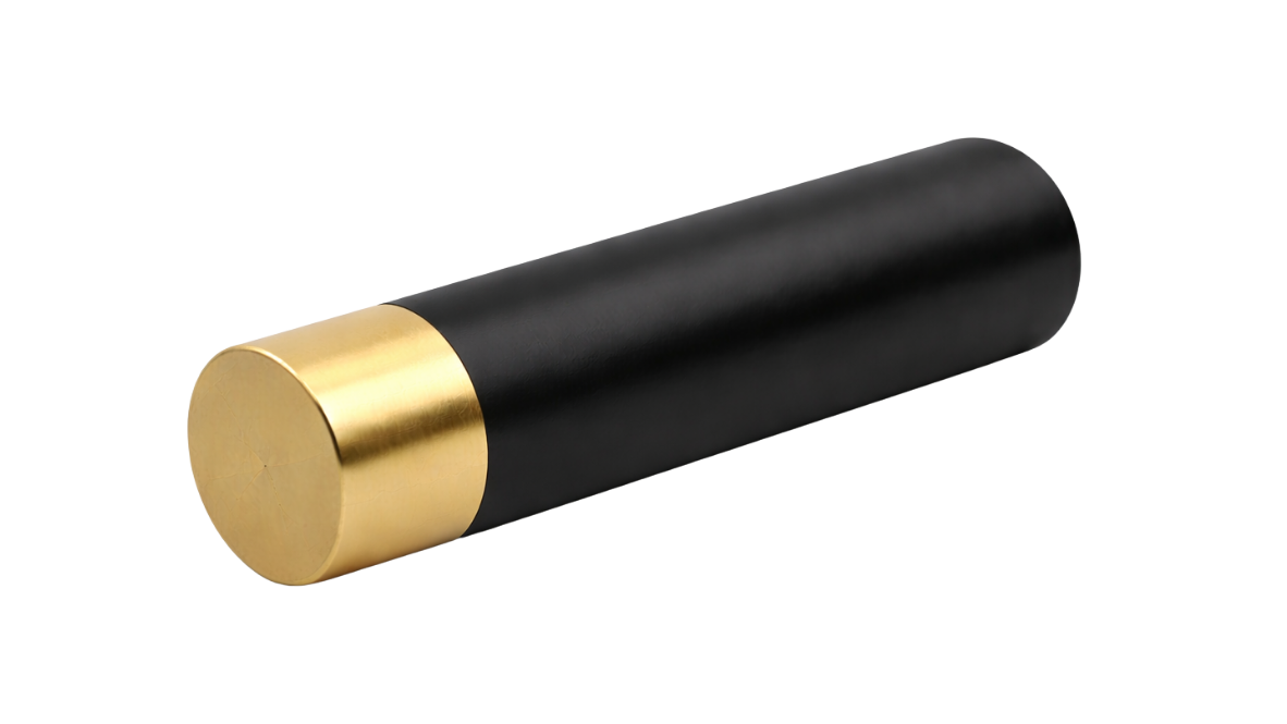 Leder-Stempel, schwarzer Rahmen, Ø 35